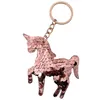 12 Stück Einhorn Pferd Schlüsselanhänger Glitzer Glitter Produktbild-Vorschau 4