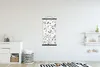MuchoWow® Textilposter Marmor - Punkte - Weiß 60x120 cm mit Produktbild-Vorschau 2