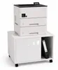 SIMPLYFURN Druckerschrank Amira Weiß Hochglanz Front, Produktbild-Vorschau 1