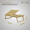 HAGO24 Laptoptisch 54x34cm Bambus Lapdesk Notebooktisch Produktbild-Vorschau 6