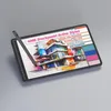 A tablet displaying a colorful architectural rendering and product features, with a stylus resting on it. Produktbild-Vorschau