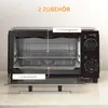 HOMCOM Minibackofen 9L Mini Ofen mit Backblech, Grillrost, Produktbild-Vorschau 6