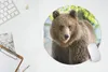 MuchoWow® Mauspad Mousepad Bär - Braun - Wald 40x40 cm - Produktbild-Vorschau 5