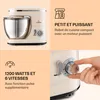 Bella Mini batteur 1200 W 6 vitesses 4 litres inox fonction Voir les images du produit 2