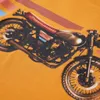 Kinder Langarmshirt mit Motorrad Aufdruck, Größe 92, Ocker, Produktbild-Vorschau 4