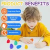 Lot de 6 pierres sensorielles – Jouets sensoriels, jouets Voir les images du produit 6