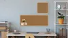Bacheca in sughero 100x40 cm cornice in legno NATURALE Anteprima dell’immagine prodotto 3