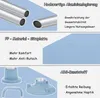 TRMLBE Duschhocker Badewannensitz 85-96cm Höhenverstellbar Produktbild-Vorschau 5