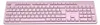 Clavier CANYON HKB-W01 UK/US AAA sans fil rose Voir les images du produit 2