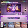 INONEFT TV-meubel met LED-verlichting, glanzend TV-kastje Productafbeelding-voorbeeld 6