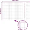 vidaXL Recinzione in ferro rivestito in PVC, verde, 1 x 25 Anteprima dell’immagine prodotto 8