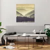 Bilder auf glas - Berge Wald Natur - 70x70cm - Glasbilder - Produktbild-Vorschau 6