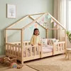 Kinderbett ’Treviolo‘ in Haus-Optik mit Rausfallschutz Produktbild-Vorschau 6