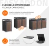 ML-Design 1 cassonetto con tetto per piante, coperchio per Anteprima dell’immagine prodotto 6