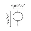 SAIGON Stehlampe grau/weiß matt 0,1 m R45 71576P-04 Produktbild-Vorschau 2