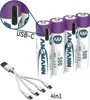1x4 Ansmann lítiová nabíjateľná batéria Micro AAA 400mAh + Náhľad obrázku produktu 12