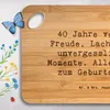 Mr. & Mrs. Panda Frühstücksbrettchen Spruch 40. Geburtstag Produktbild-Vorschau 3
