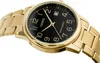 Casio #MTP-V002G-1B Hommes Standard Analogique Ton Or Acier Voir les images du produit 5