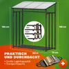 GARDEBRUK® Legnaia da Esterno  2,3 m³ 70Px163lx198H cm Anteprima dell’immagine prodotto 8