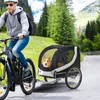 PawHut Fahrradanhänger Hundeanhänger Hunde Fahrrad Tier Produktbild-Vorschau 2