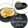 COM-FOUR® Hartvormige decoratie voor graven met een Productafbeelding-voorbeeld 4