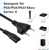 1m Stromkabel C7 Eurostecker Achterstecker 2-poliges Produktbild-Vorschau 7