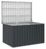 vidaXL Cassetta da giardino antracite 149x99x93 cm Anteprima dell’immagine prodotto 3