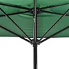 The underside of a green umbrella with its metal frame visible. Anteprima dell’immagine prodotto