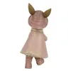 Clayre & Eef Figur Kaninchen 8x6x14 cm Braun Rosa Polyresin Produktbild-Vorschau 3
