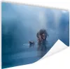 MuchoWow® Poster Affe - Japanisch - Wasser - Tiere - Natur Produktbild-Vorschau 1