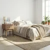 Mid-Century Modern Eichenfarbe Nachttisch, Schlafzimmer Produktbild-Vorschau 5