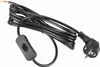 Netzkabel 3 m Schuko Schutzkontaktstecker + Schalter 300SW Produktbild-Vorschau 1