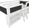 MODFU Lit Mezzanine 90x200 cm - Lit Avec Rangement Et Voir les images du produit 9