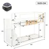 A diagram of a white bunk bed with dimensions indicated by numbers and lines. Produktbild-Vorschau