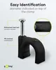 Goobay 64683 Kabelschede, 10 mm, zwart, 10 mm - Bevestiging Productafbeelding-voorbeeld 4