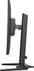 Side view of a black computer monitor on a stand. Produktbild-Vorschau