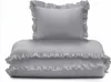 Detexpol Linge de lit en coton 100x135 gris clair linge de Voir les images du produit 3