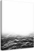 Leinwandbild graue wellen 60x90 cm Feeby grau wandbild Produktbild-Vorschau 1