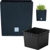 DEUBA Blumentopf 64L 40x40x41cm Rato Low Innentopf Mit Produktbild-Vorschau 57