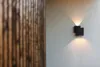 ECO-LIGHT Lutec LED-Außenwandleuchte RIALTO schwarz 18W Produktbild-Vorschau 2