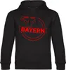 multifanshop Kapuzen Sweatshirt - Bayern - Meine Fankurve, Produktbild-Vorschau 1