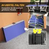SPORTNOW Tischtennisplatte mit Tischtennisnetz, 2 Schlägern Produktbild-Vorschau 4