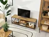 Stolik pod TV DINKO - dąb / czarny Podgląd zdjęcia produktu 2