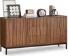 Sideboard Kommode mit 3 Schubladen & 2 Türen, Anrichte im Produktbild-Vorschau 17