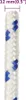 vidaXL Corde de bateau Blanc 12 mm 100 m Polypropylène Voir les images du produit 5