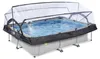 EXIT Soft Grey Rahmenpool 300x200x65cm, Aufstellpool, mit Produktbild-Vorschau 2