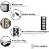 STIV Möbel | Black Mat shelving set 150x189 cm | 15 Voir les images du produit 3