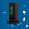 UNITEC WIFI Gartensäule mit 4 Steckdosen Produktbild-Vorschau 6