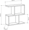 Skye Decor, Homemania - Wood Black, Couchtisch, Holz Produktbild-Vorschau 5