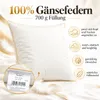 Federkissen 50x50 cm | Kissenfülung 700g 100% Federn | Produktbild-Vorschau 1